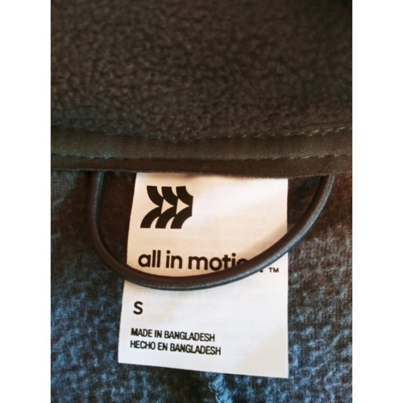 𝅺All in Motion Unisex Adult Drawstring‎ Hooded Fleece Size S NWT - Picture 3 of 9